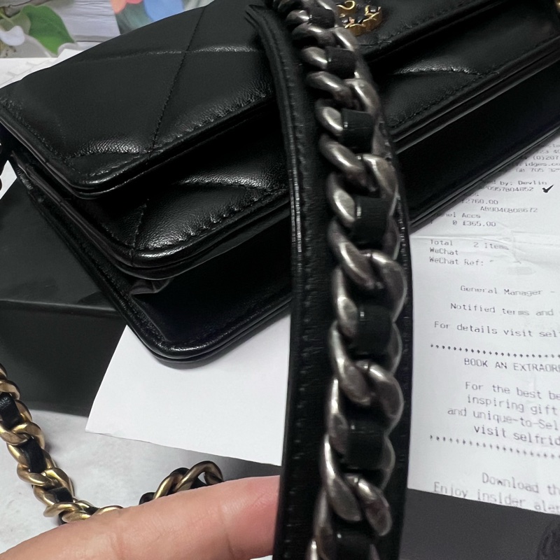 香奈兒19鏈條包WOC-25