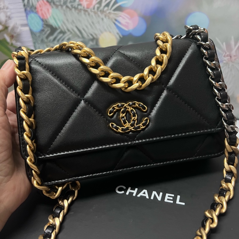 香奈兒19鏈條包WOC-27