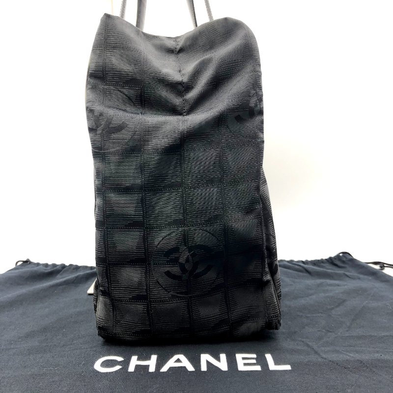 Chanel New Travel Line MM 托特包,香奈兒,冰格包,尼龍包,單肩包,逛街包,二手真品,正品,現貨-5