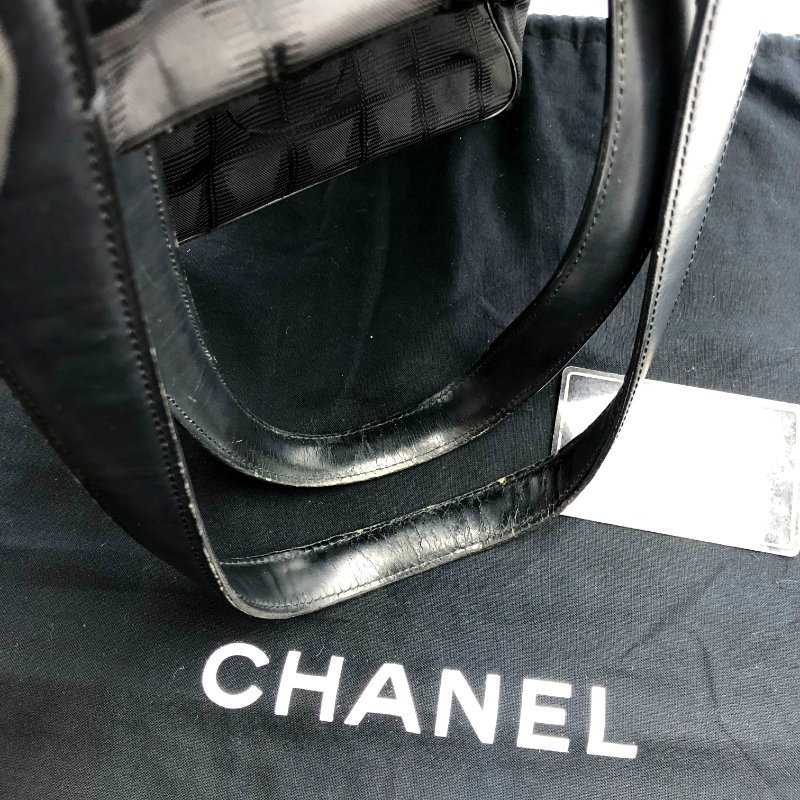 Chanel New Travel Line MM 托特包,香奈兒,冰格包,尼龍包,單肩包,逛街包,二手真品,正品,現貨-9