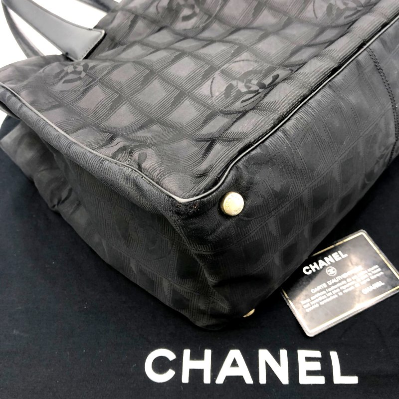 Chanel New Travel Line MM 托特包,香奈兒,冰格包,尼龍包,單肩包,逛街包,二手真品,正品,現貨-14