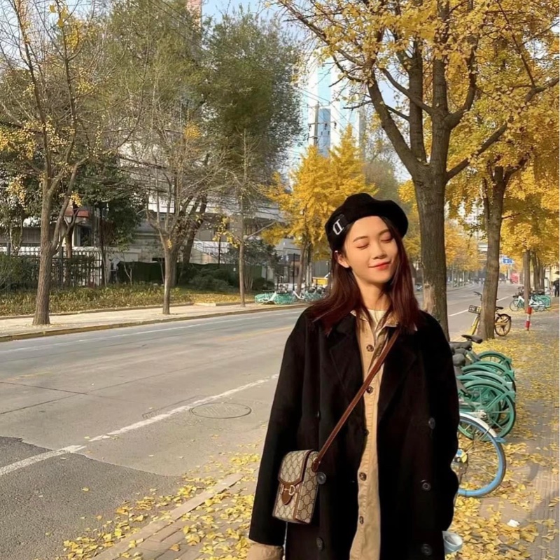 GUCCI 1955 手機包 mini 迷你經典老花馬銜扣-15