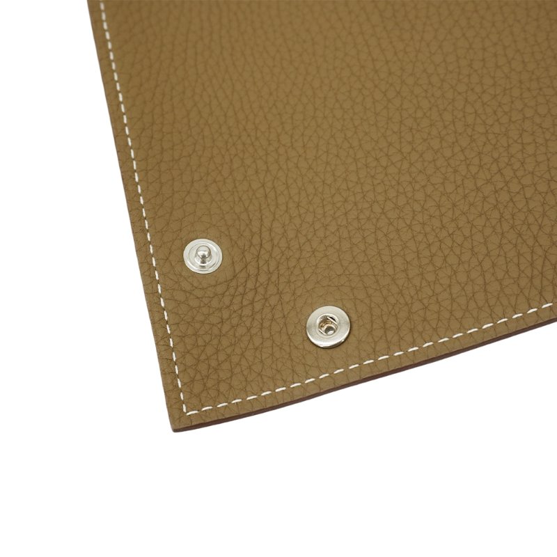 Hermes 牛皮H置物盤-大(大象灰)-4