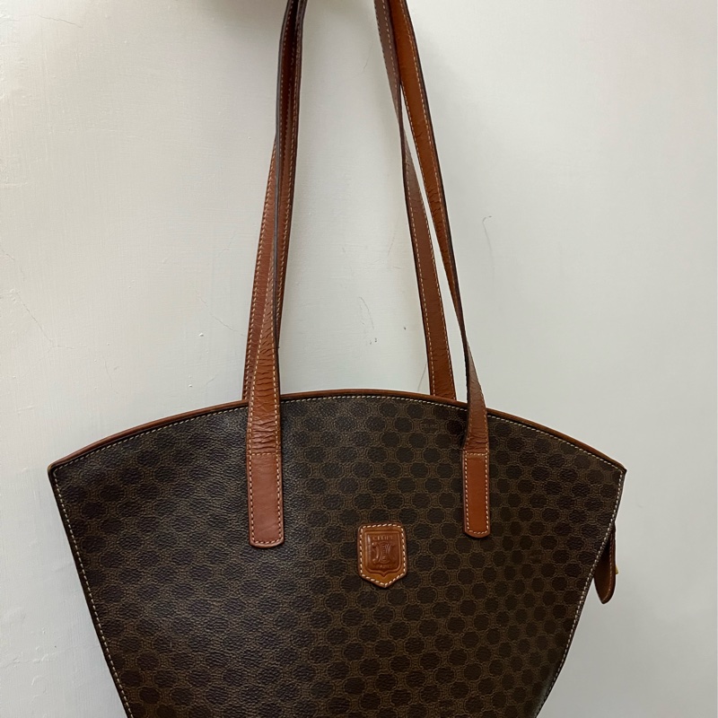 Celine 經典老花 貝殼包 背包 側背包 LISA 最經典款-2