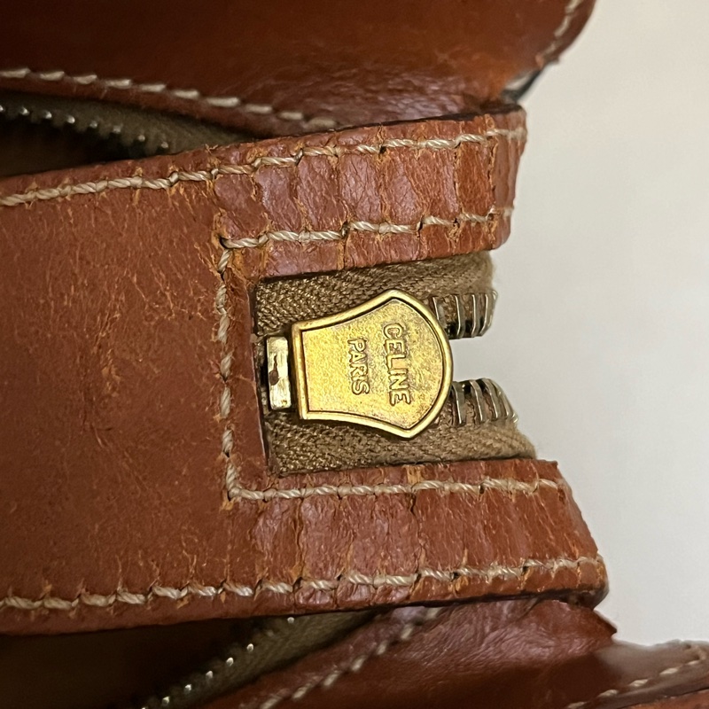 Celine 經典老花 貝殼包 背包 側背包 LISA 最經典款-17