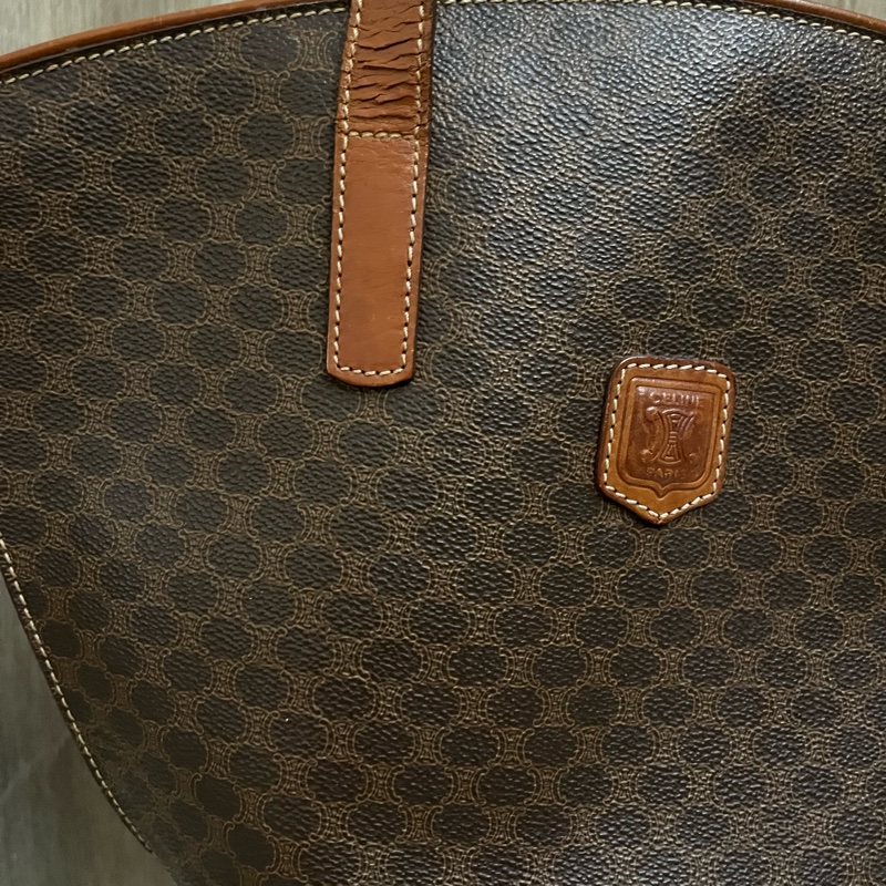 Celine 經典老花 貝殼包 背包 側背包 LISA 最經典款-27