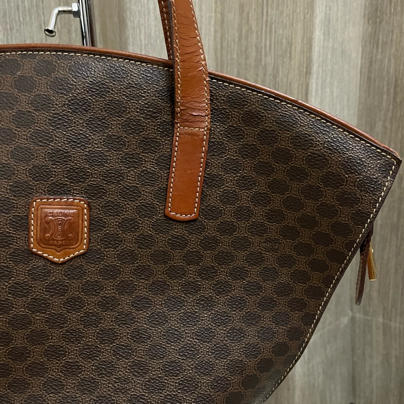 Celine 經典老花 貝殼包 背包 側背包 LISA 最經典款-28