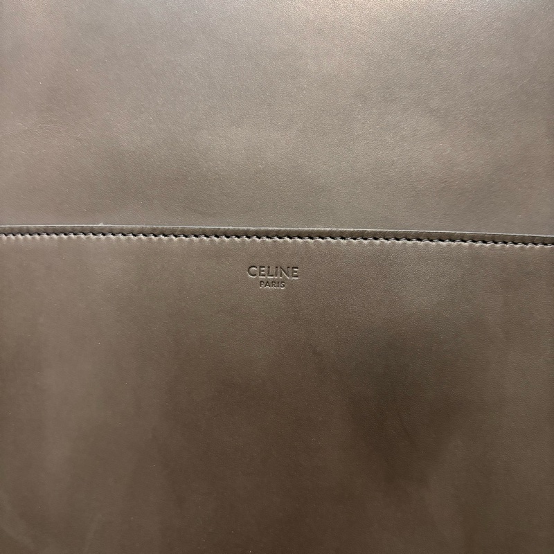 Celine sangle bucket 水桶包 大號 大象灰 滑皮-1