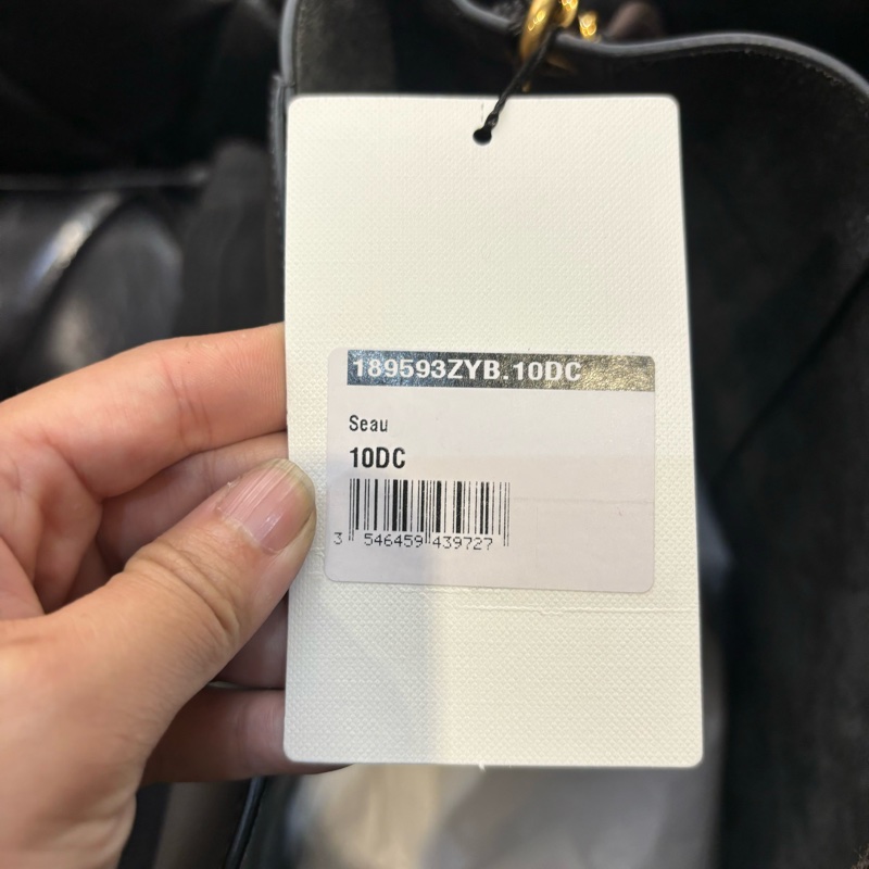 Celine sangle bucket 水桶包 大號 大象灰 滑皮-8