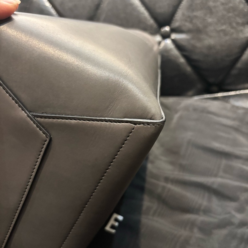 Celine sangle bucket 水桶包 大號 大象灰 滑皮-16