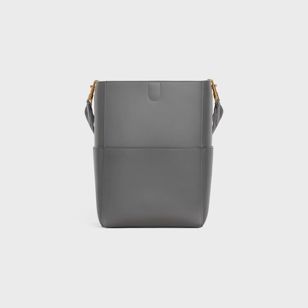 Celine sangle bucket 水桶包 大號 大象灰 滑皮-21