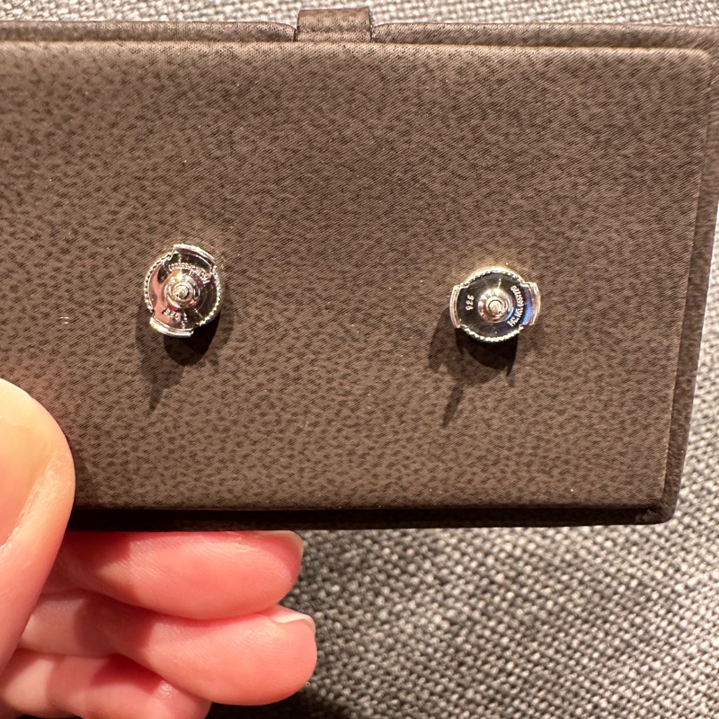 Hermes 豬鼻耳環 925純銀 全新-3