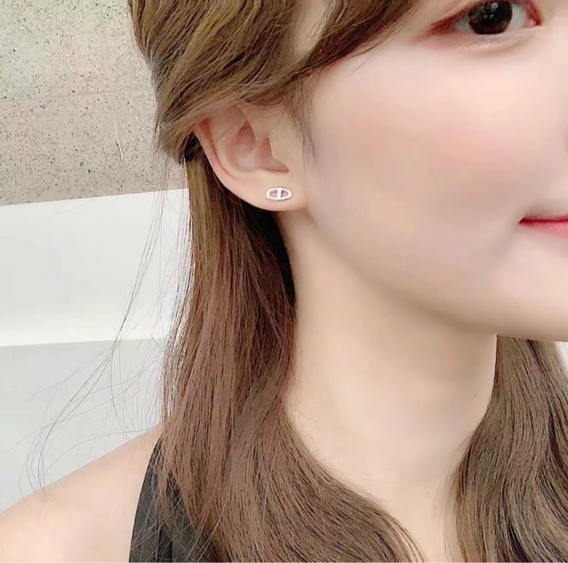 Hermes 豬鼻耳環 925純銀 全新-5