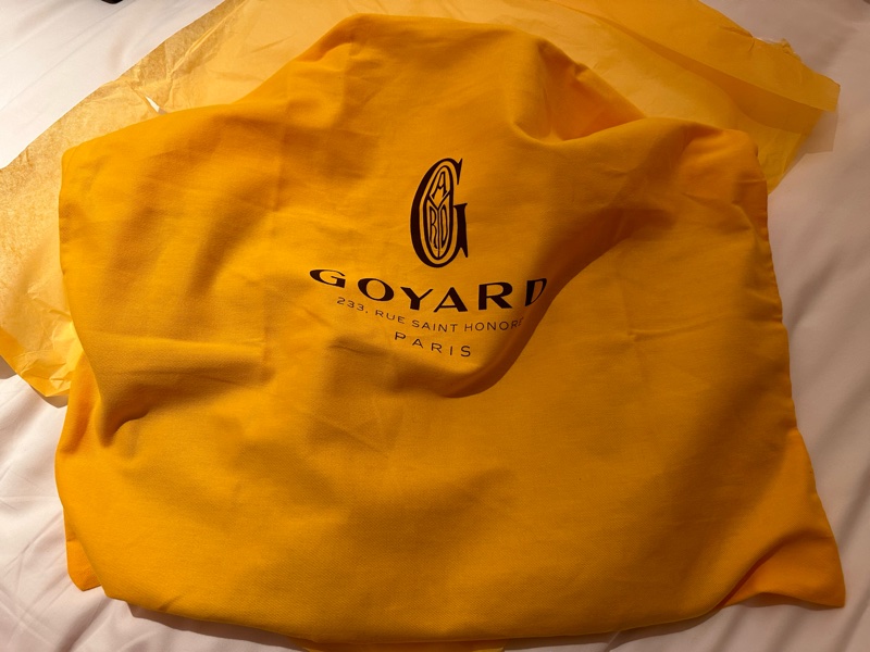 Goyard St. Louis PM tote全新全配 金棕（預購）-4