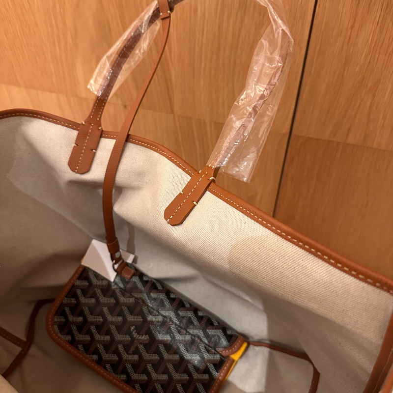 Goyard St. Louis PM tote全新全配 金棕（預購）-7
