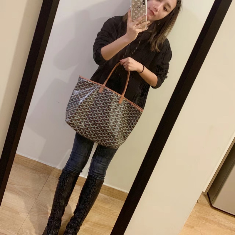 Goyard St. Louis PM tote全新全配 金棕（預購）-8