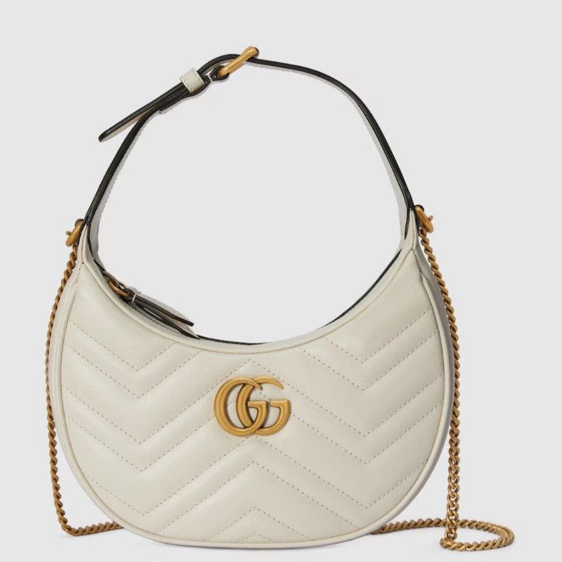 Gucci GG MARMONT 半月形迷你包-8