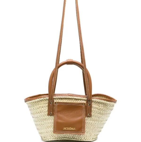 Jacquemus 菜籃包編織包草編包🧺🤎焦糖棕色-3