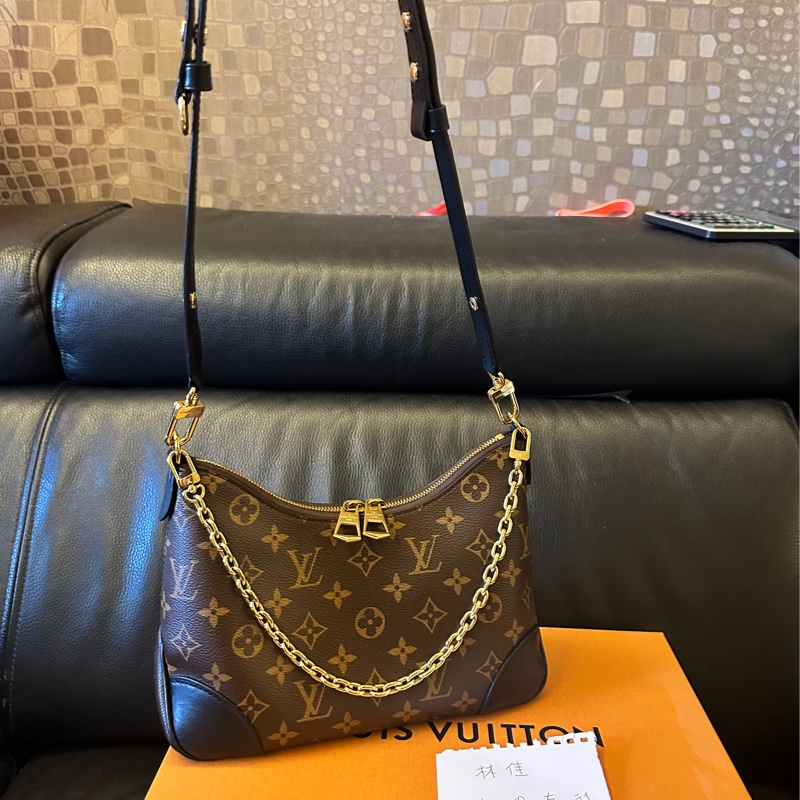 LV Louis Vuitton Boulogne牛角包 晶片款 編號M45831-4