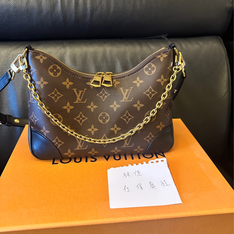 LV Louis Vuitton Boulogne牛角包 晶片款 編號M45831-5