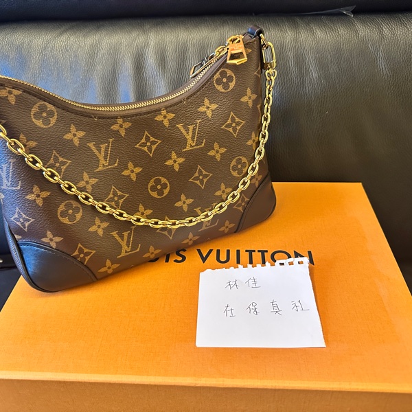 LV Louis Vuitton Boulogne牛角包 晶片款 編號M45831-6