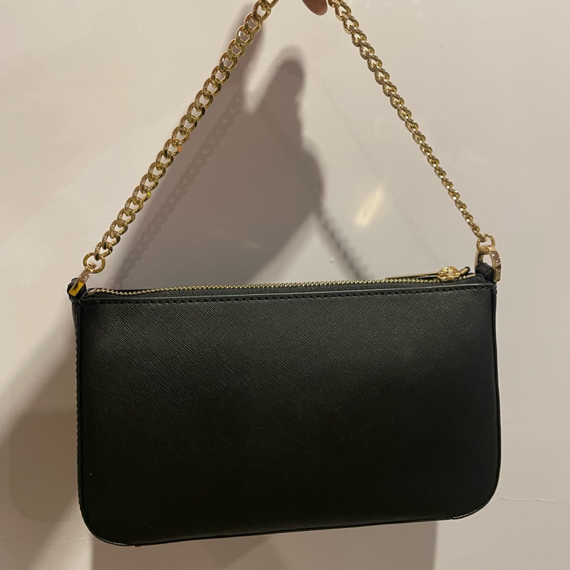 ⚠️售出勿下標⚠️MK Michael Kors 麻將包 黑金色-3