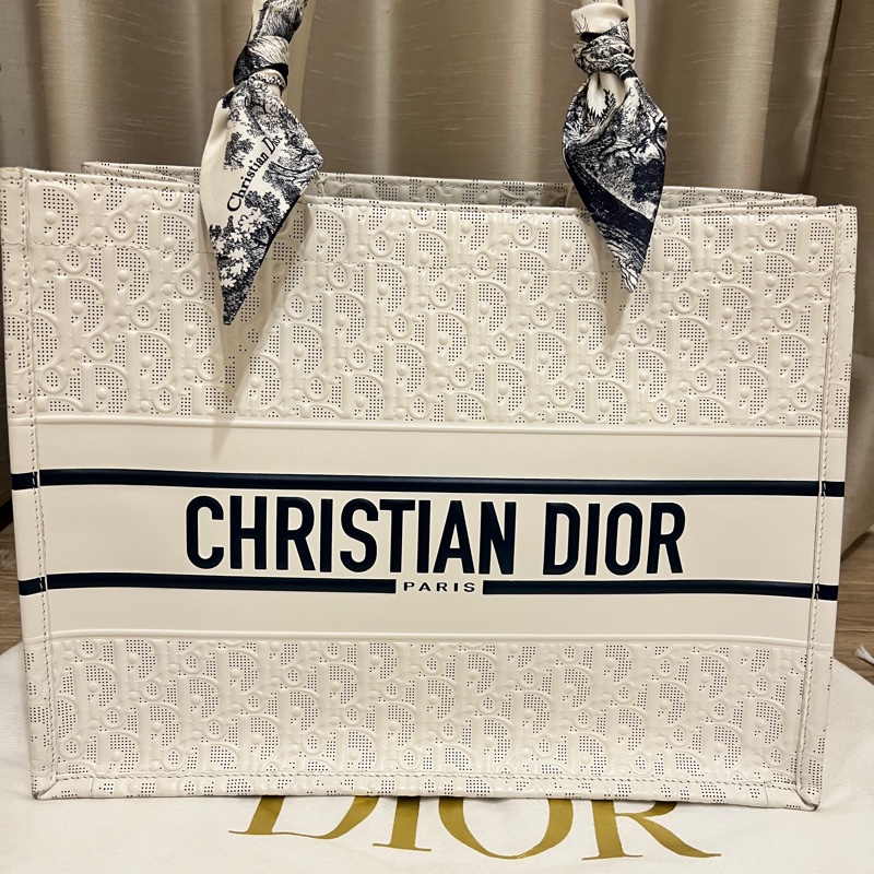 Christian Dior book tote 皮質 托特包 手提包-0