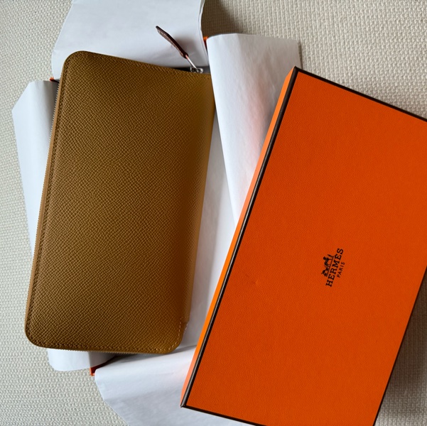 發財錢包! Hermes 長夾皮夾  silk’in wallet silkin wallet silk in wallet 絲巾長夾-9
