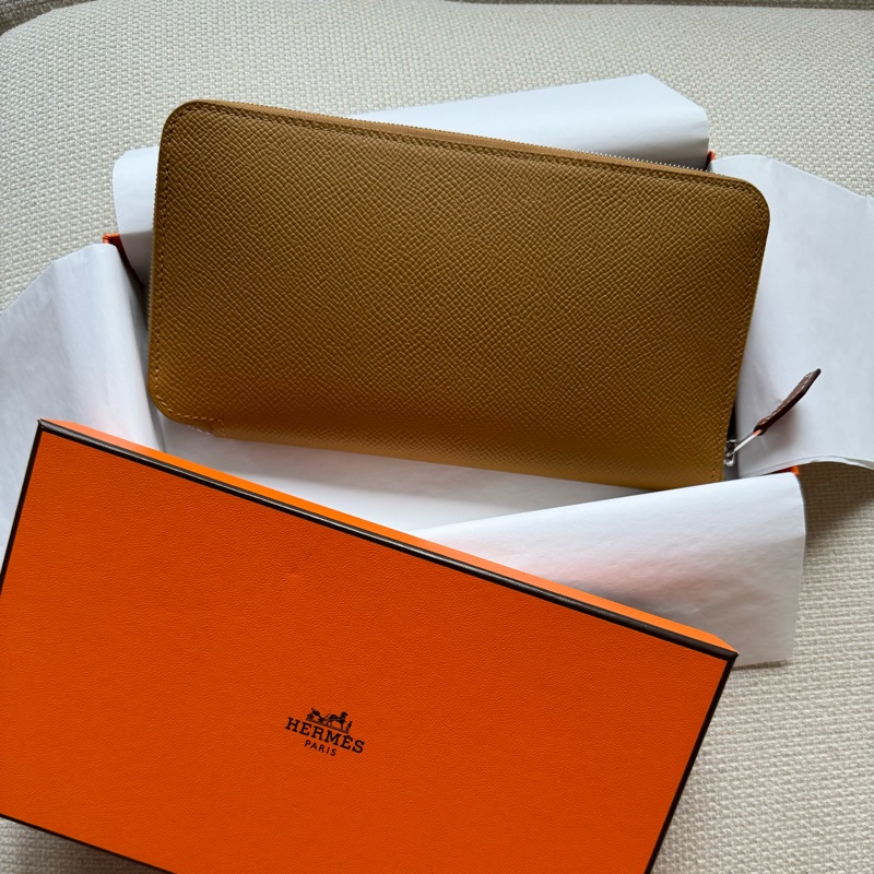發財錢包! Hermes 長夾皮夾  silk’in wallet silkin wallet silk in wallet 絲巾長夾-0