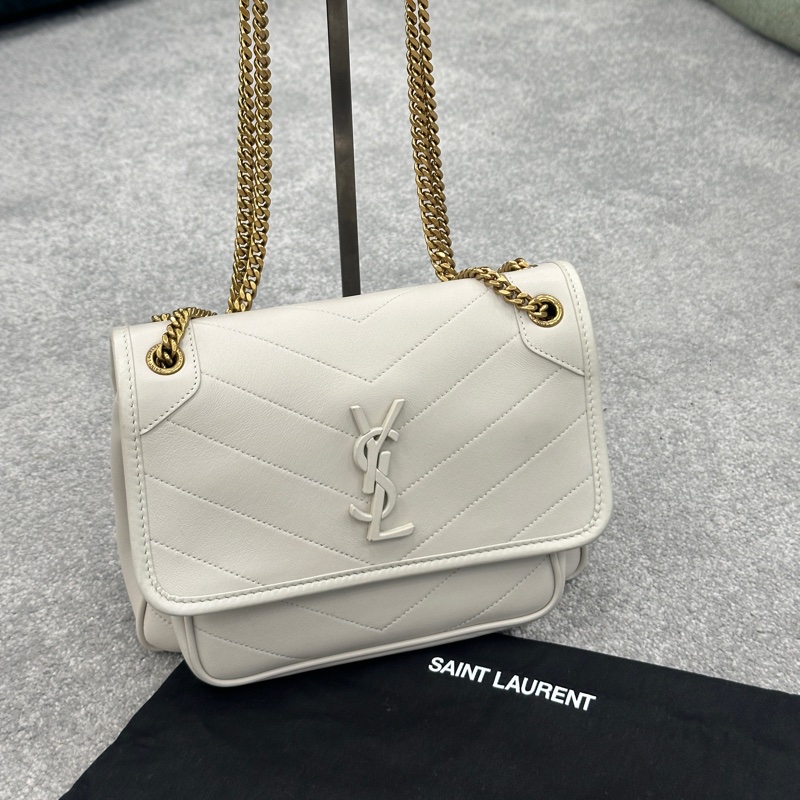 📍Ysl Niki Baby奶油白色-0