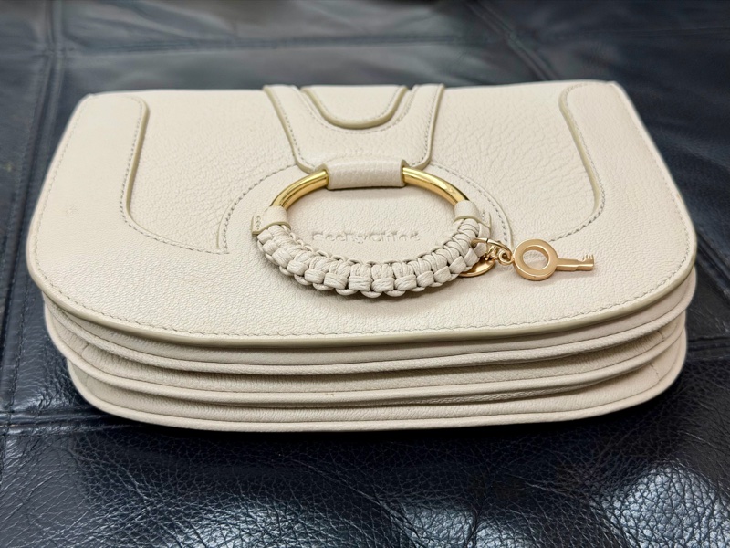 See by Chloe Hana Saddle Bag Cement( Beige)-3