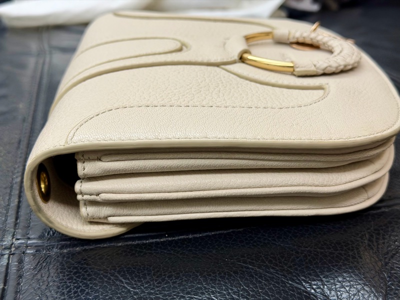 See by Chloe Hana Saddle Bag Cement( Beige)-4