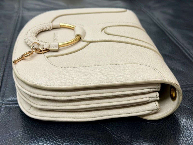 See by Chloe Hana Saddle Bag Cement( Beige)-5