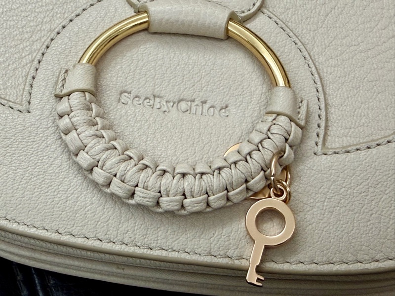 See by Chloe Hana Saddle Bag Cement( Beige)-12