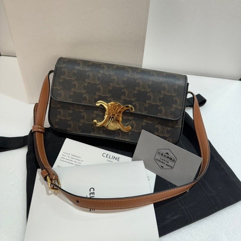 CELINE 凱旋門腋下包/手提包/肩背包 LISA同款 CLAUDE  9成新-1
