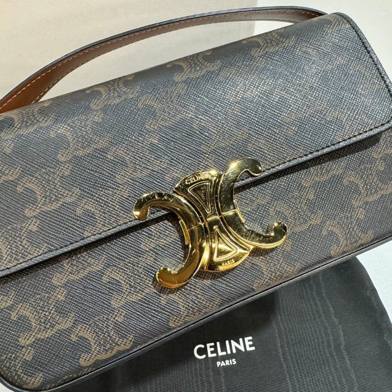 CELINE 凱旋門腋下包/手提包/肩背包 LISA同款 CLAUDE  9成新-15