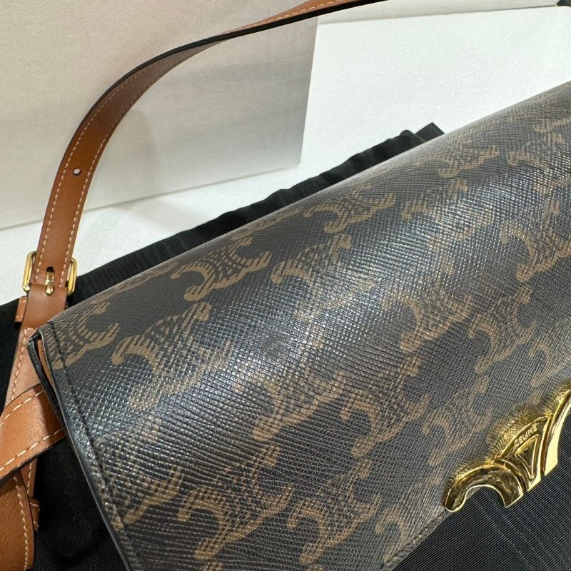 CELINE 凱旋門腋下包/手提包/肩背包 LISA同款 CLAUDE  9成新-17