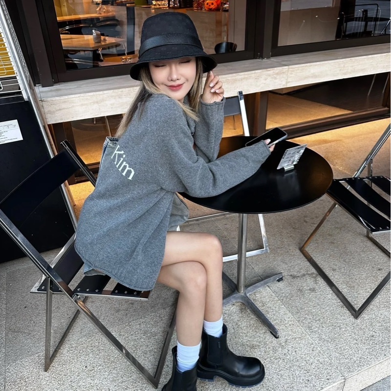 GUCCI 經典GG 金釦LOGO帆布皮革飾邊漁夫帽(黑)  ⭕️全新閒置品⭕️-2