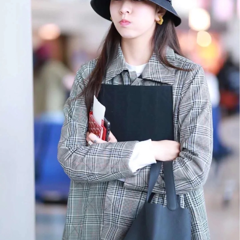 GUCCI 經典GG 金釦LOGO帆布皮革飾邊漁夫帽(黑)  ⭕️全新閒置品⭕️-31