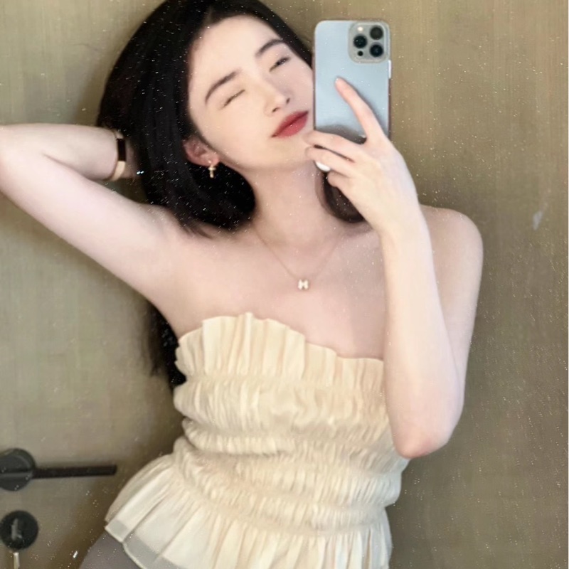 HERMES  愛馬仕  經典琺瑯  POP白色玫瑰金項鍊mini-2