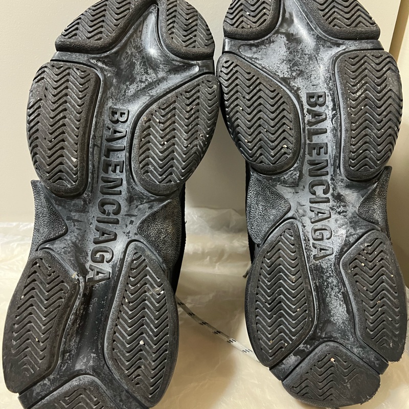 Balenciaga 黑 做舊款 老爹鞋 46 大尺碼-5