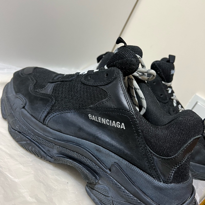 Balenciaga 黑 做舊款 老爹鞋 46 大尺碼-8