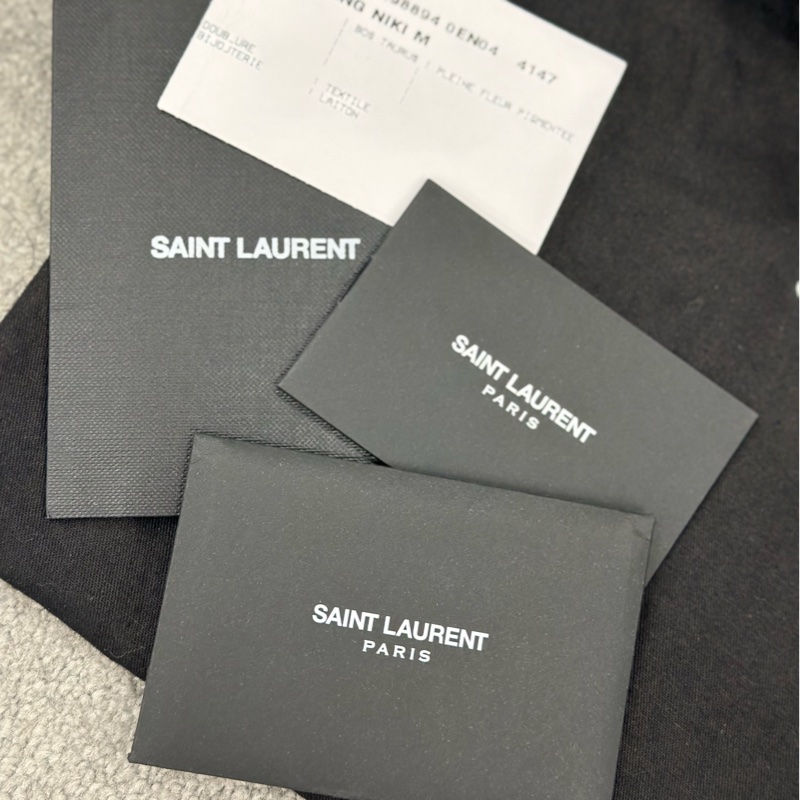 🔥全網最低🔥99新全配 有購證 #YSL 藏藍色 #Niki 中號-6