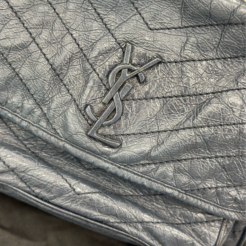 🔥全網最低🔥99新全配 有購證 #YSL 藏藍色 #Niki 中號-14