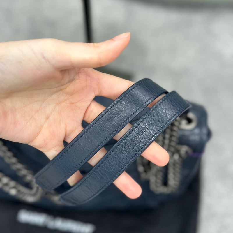 🔥全網最低🔥99新全配 有購證 #YSL 藏藍色 #Niki 中號-15