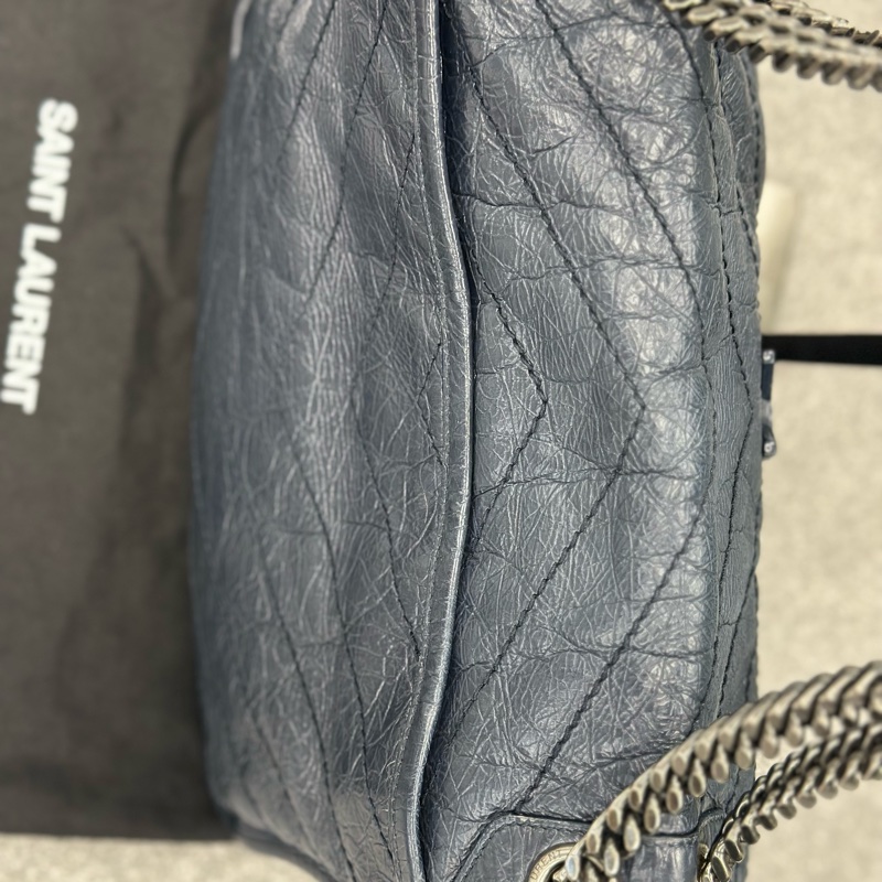 🔥全網最低🔥99新全配 有購證 #YSL 藏藍色 #Niki 中號-20