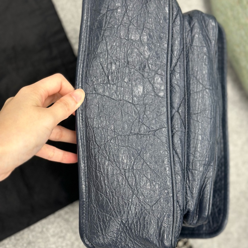 🔥全網最低🔥99新全配 有購證 #YSL 藏藍色 #Niki 中號-25