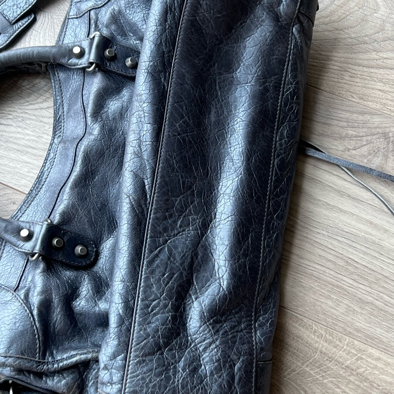 二手Balenciaga 巴黎世家City機車包，27張細圖喔-16