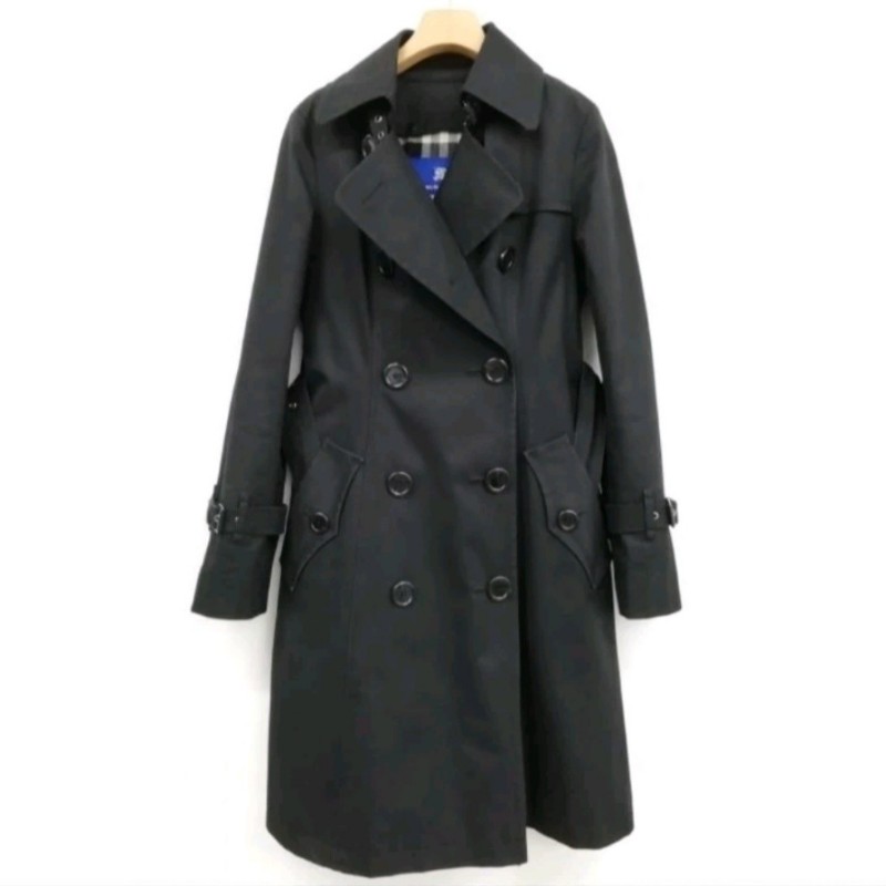女S~M/日本二手/BURBERRY BLUE LABEL女神風衣-6