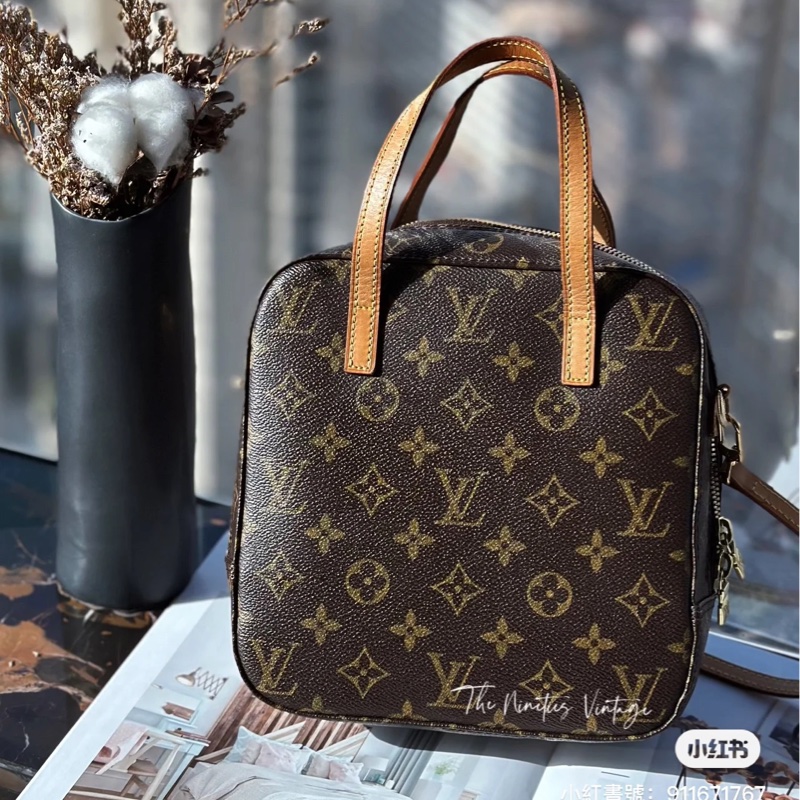 🔥包況很好🔥#lv 老花 #飯盒包 #便當包 #手提包 #斜背包 豆腐包-1